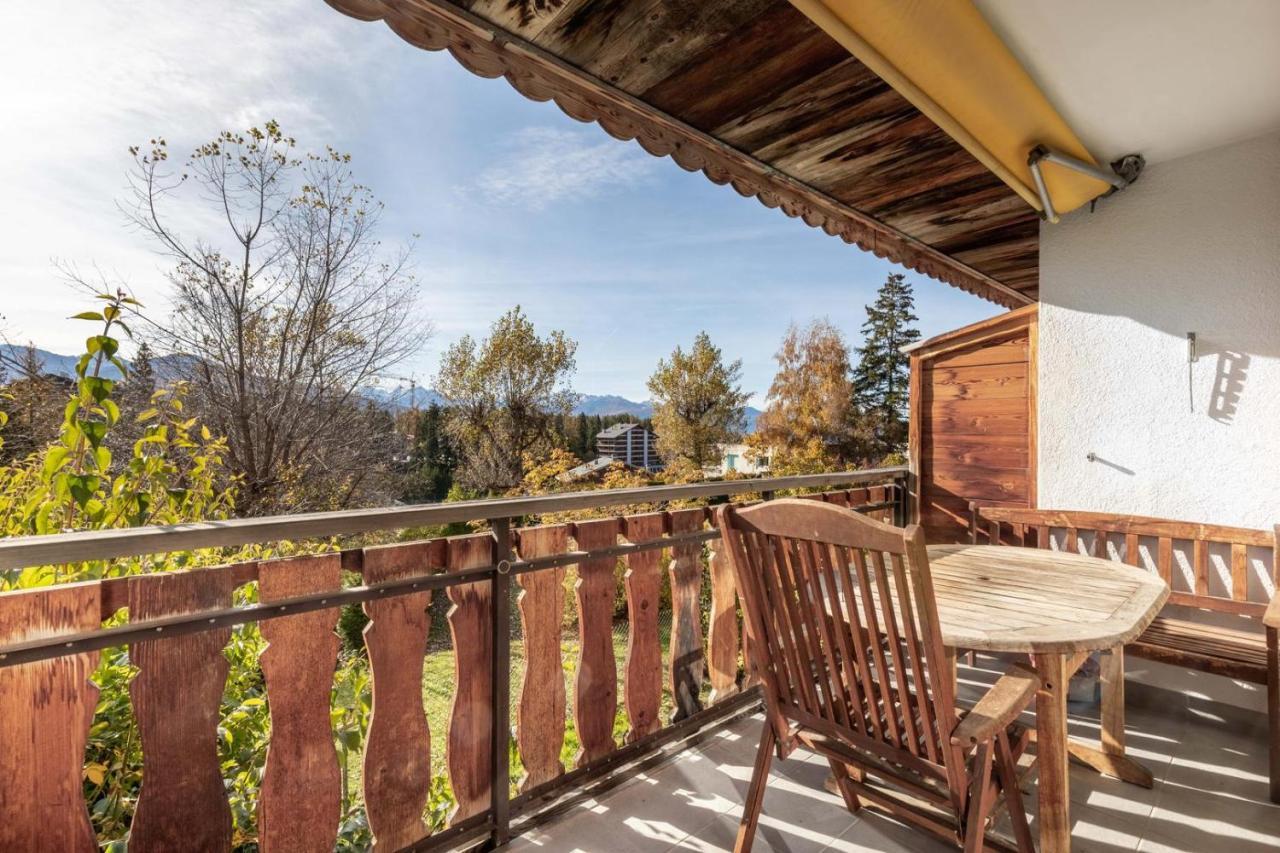 Apartment Etrier Crans-Montana Bagian luar foto